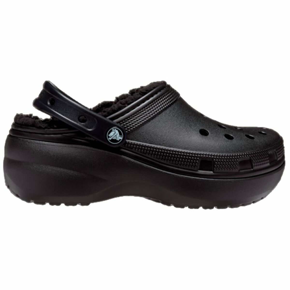 Clogs Crocs Classic Platform Lined Clog Black-0