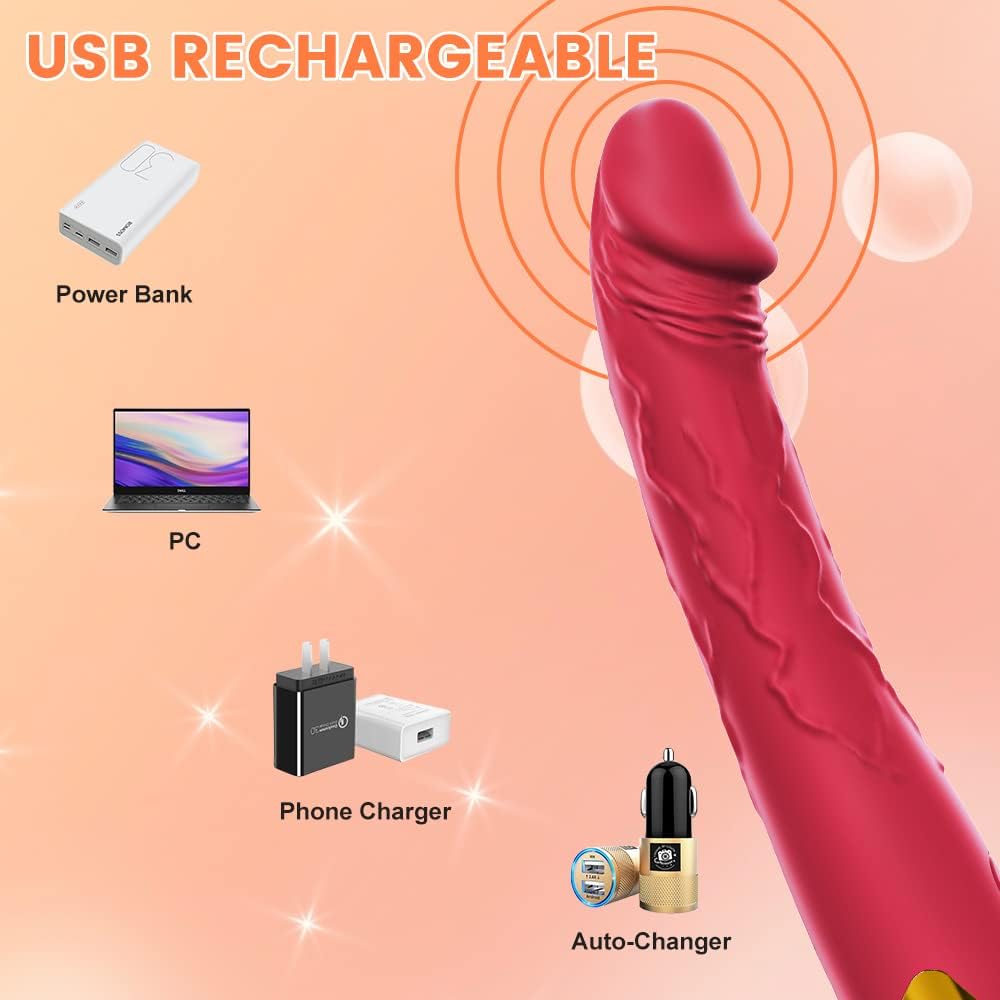 SynthPulse Powerful Dildo Vibrator-4