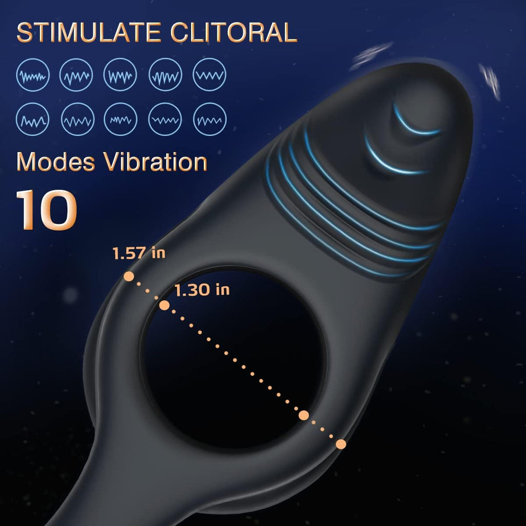 InfernoGrip Vibrating Cock Ring Clitoral Vibrator-2