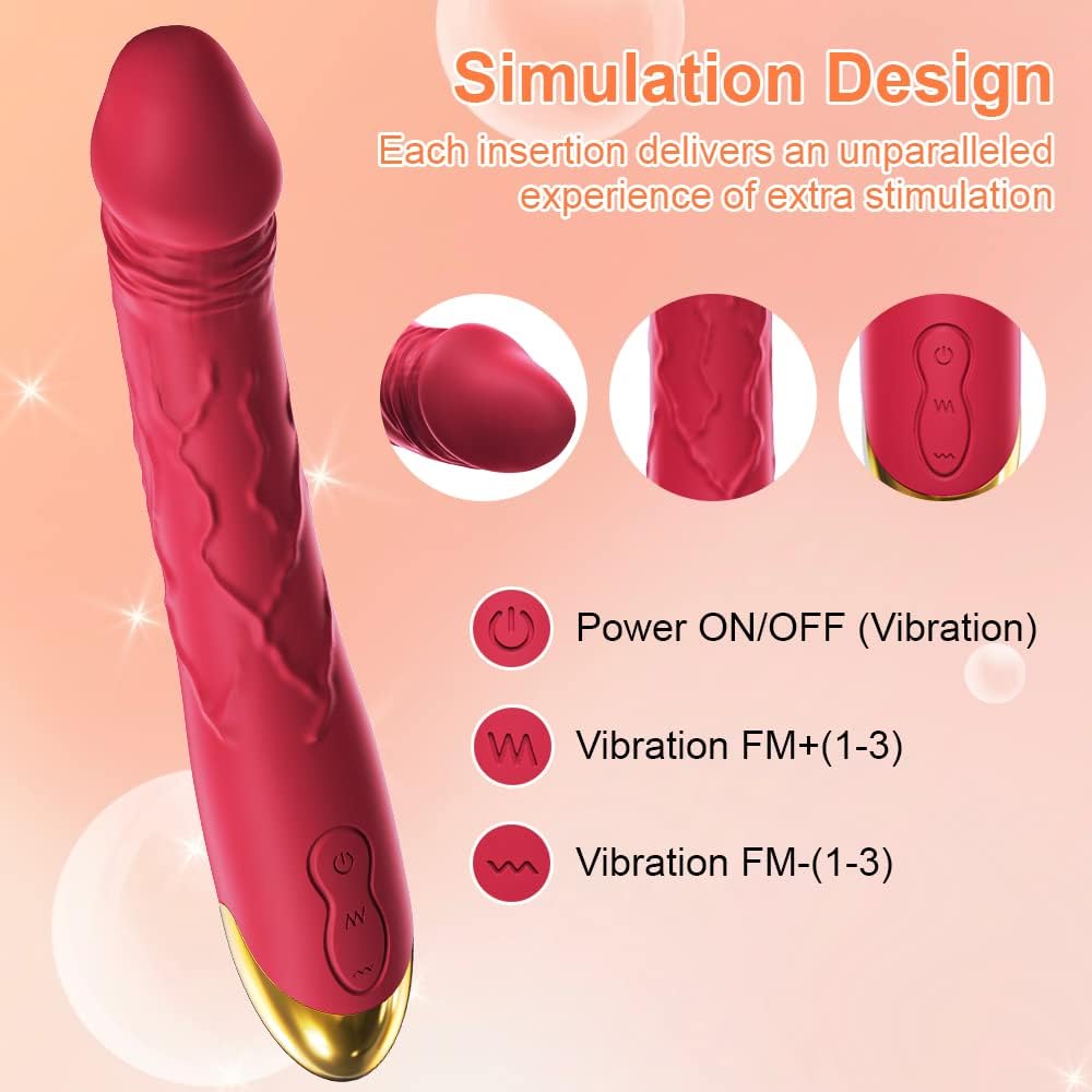 SynthPulse Powerful Dildo Vibrator-1