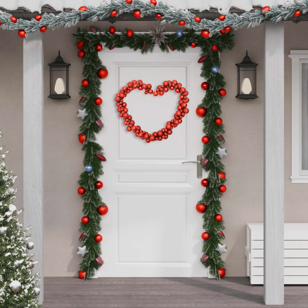 vidaXL Christmas Decoration Christmas Ball Wreath Garland Ornament Polystyrene-5