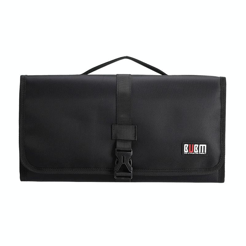 NNEIDS Black Nylon Hanging Storage Bag For Portable Dyson Hair Curler