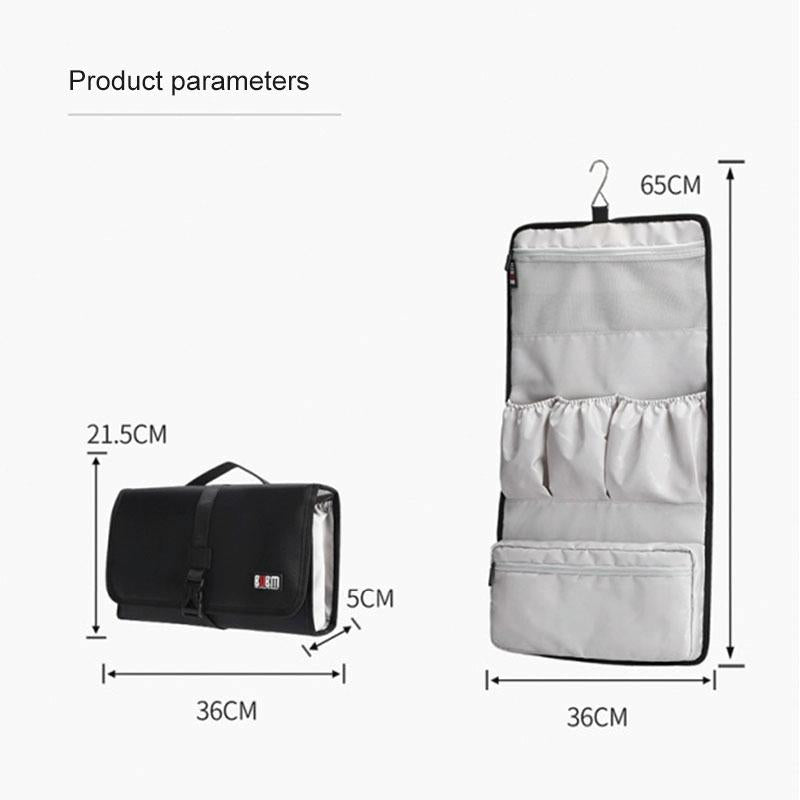 NNEIDS Black Nylon Hanging Storage Bag For Portable Dyson Hair Curler