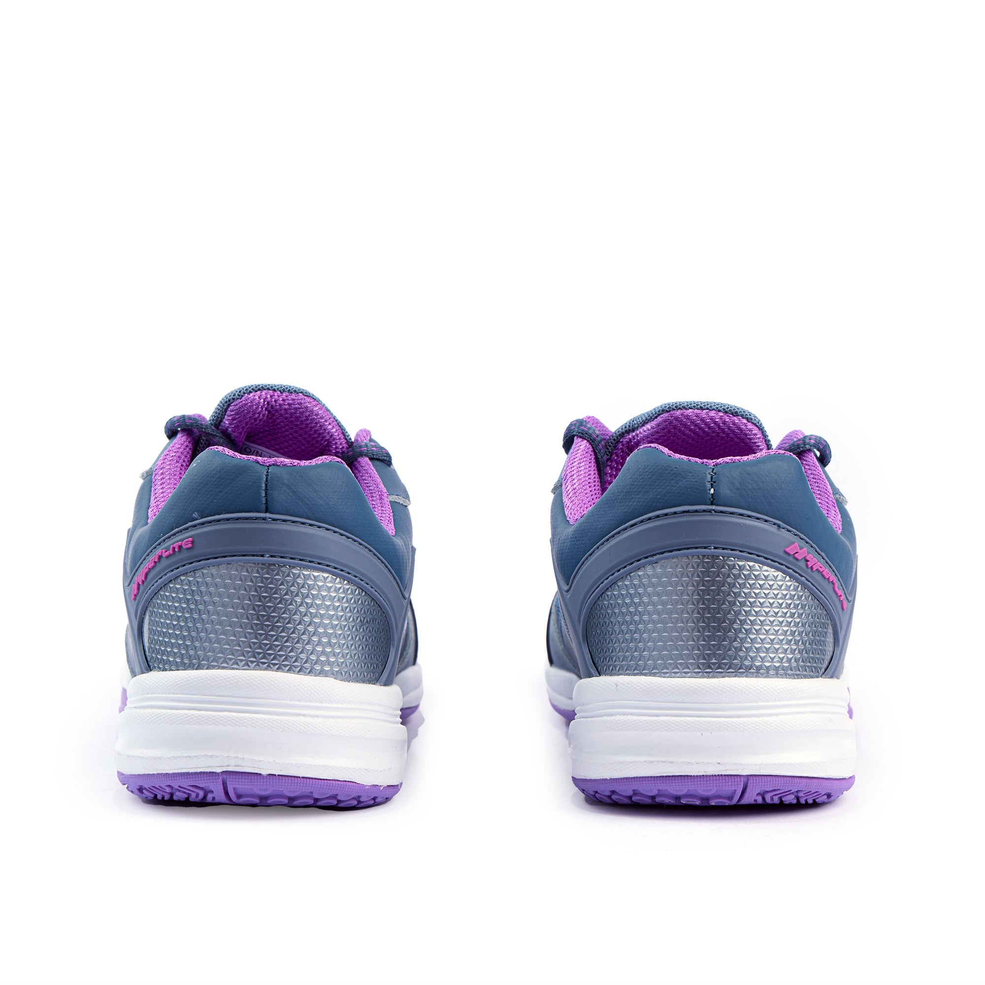 Defend Ladies Netball Shoes - Steel/Purple