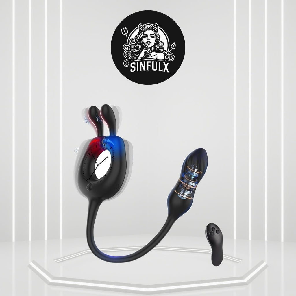 SereneWhirl Thrusting Prostate & Penis Ring Massager-0