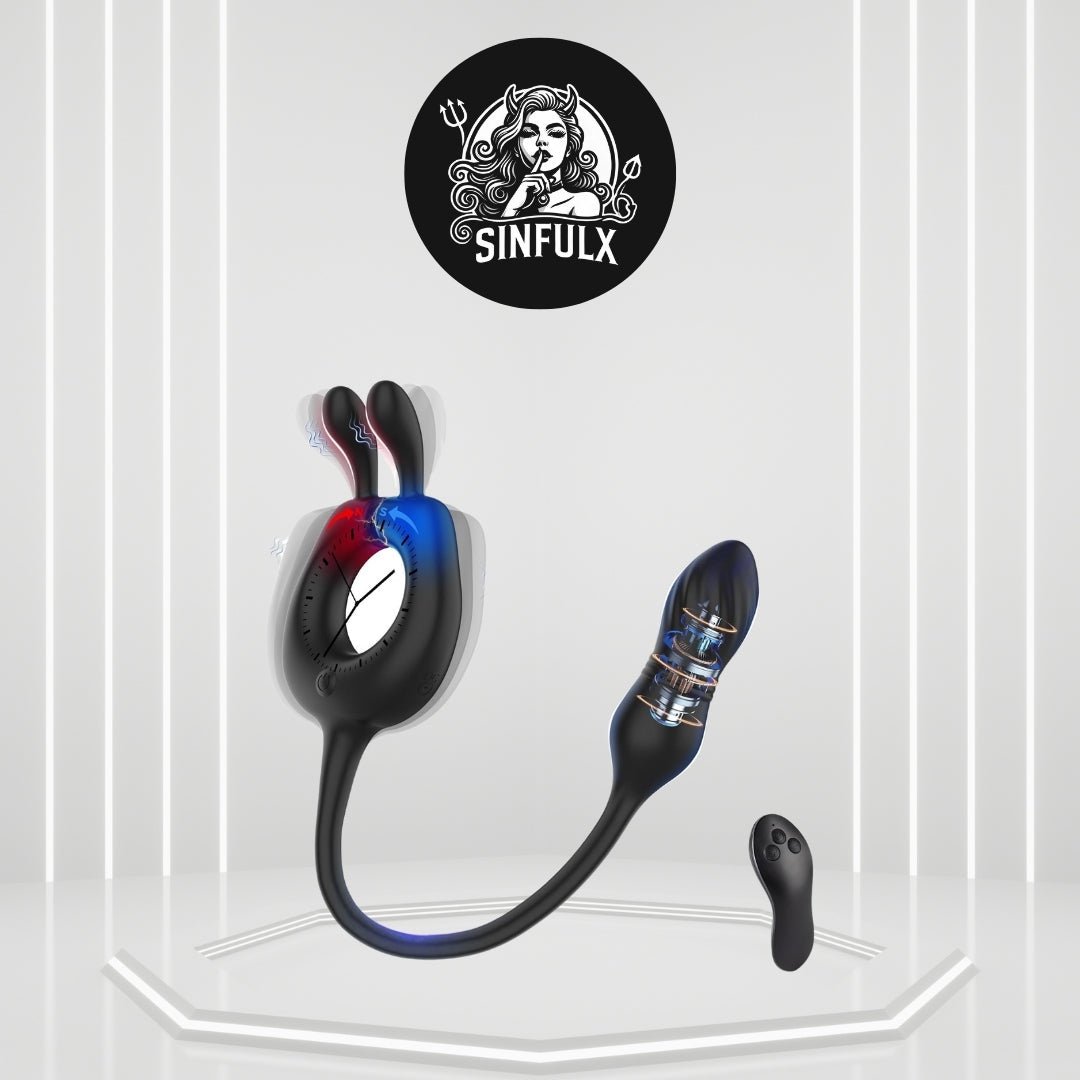 SereneWhirl Thrusting Prostate & Penis Ring Massager-0