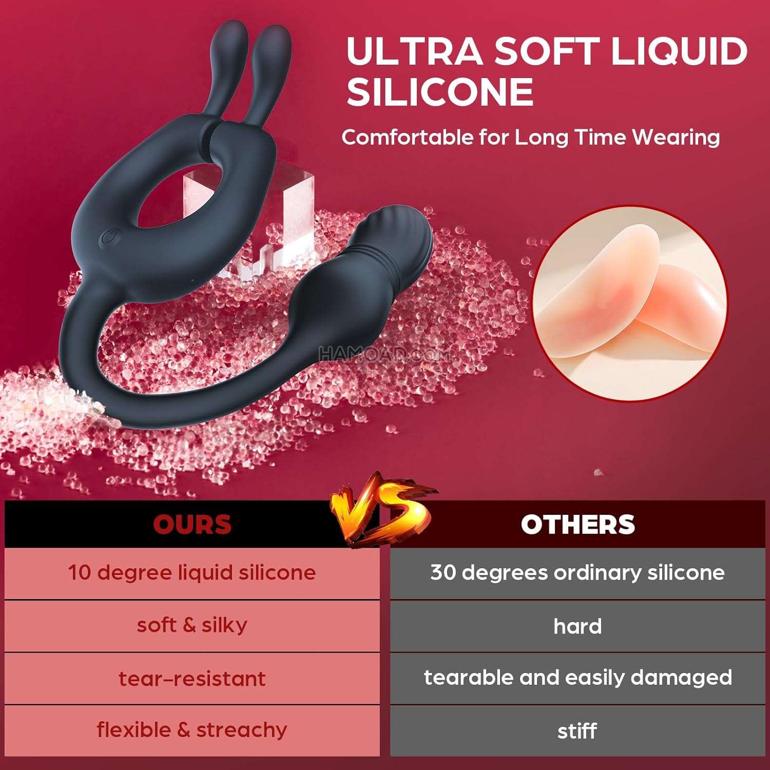 SereneWhirl Thrusting Prostate & Penis Ring Massager-4