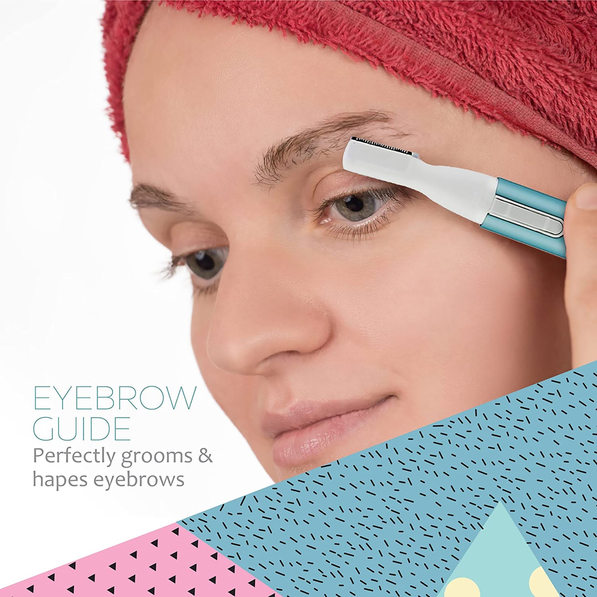 Pursonic Beauty Precision Bundle – Multi-Purpose Hair Trimmer, Heated Eyelash Curler & Dermaplaning Hair Remover Tool