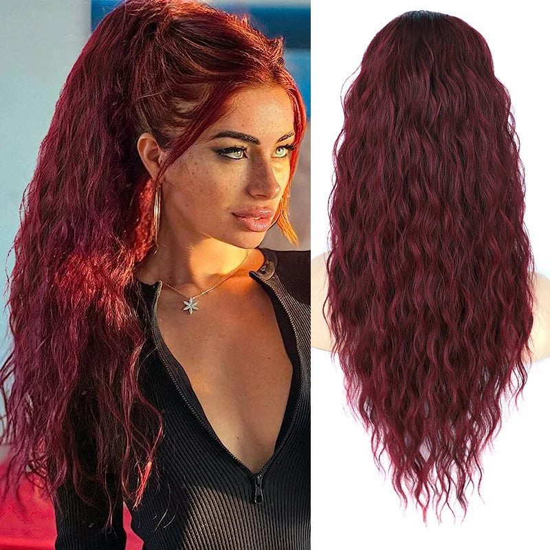 Long Curly Wavy Ponytail Hair Extension