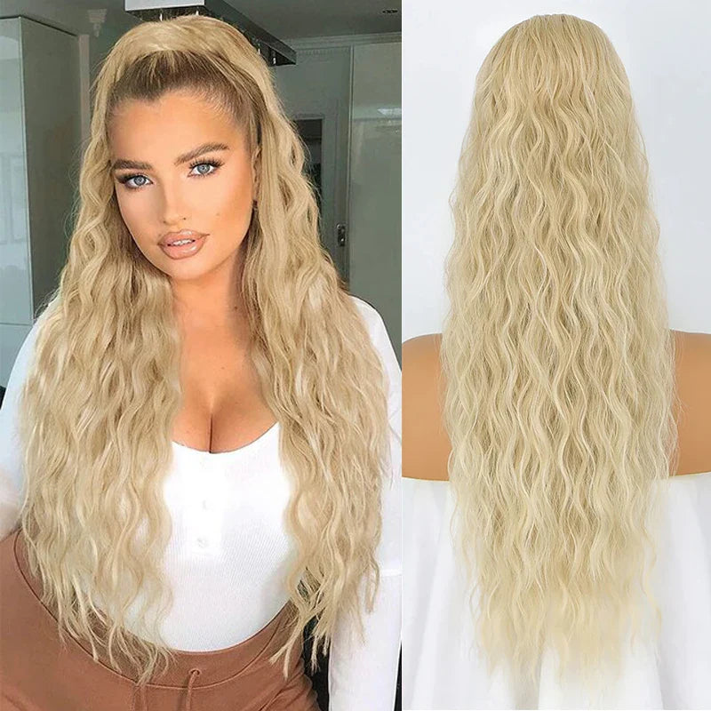 Long Curly Wavy Ponytail Hair Extension