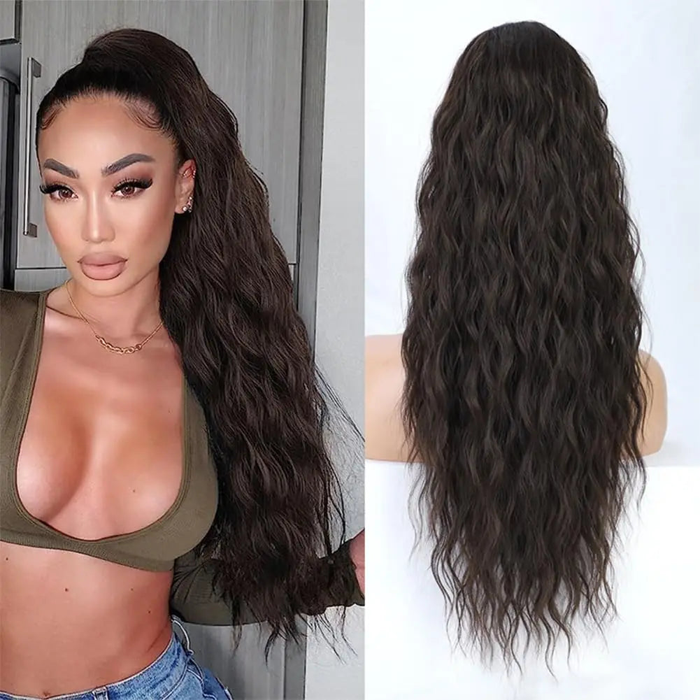 Long Curly Wavy Ponytail Hair Extension