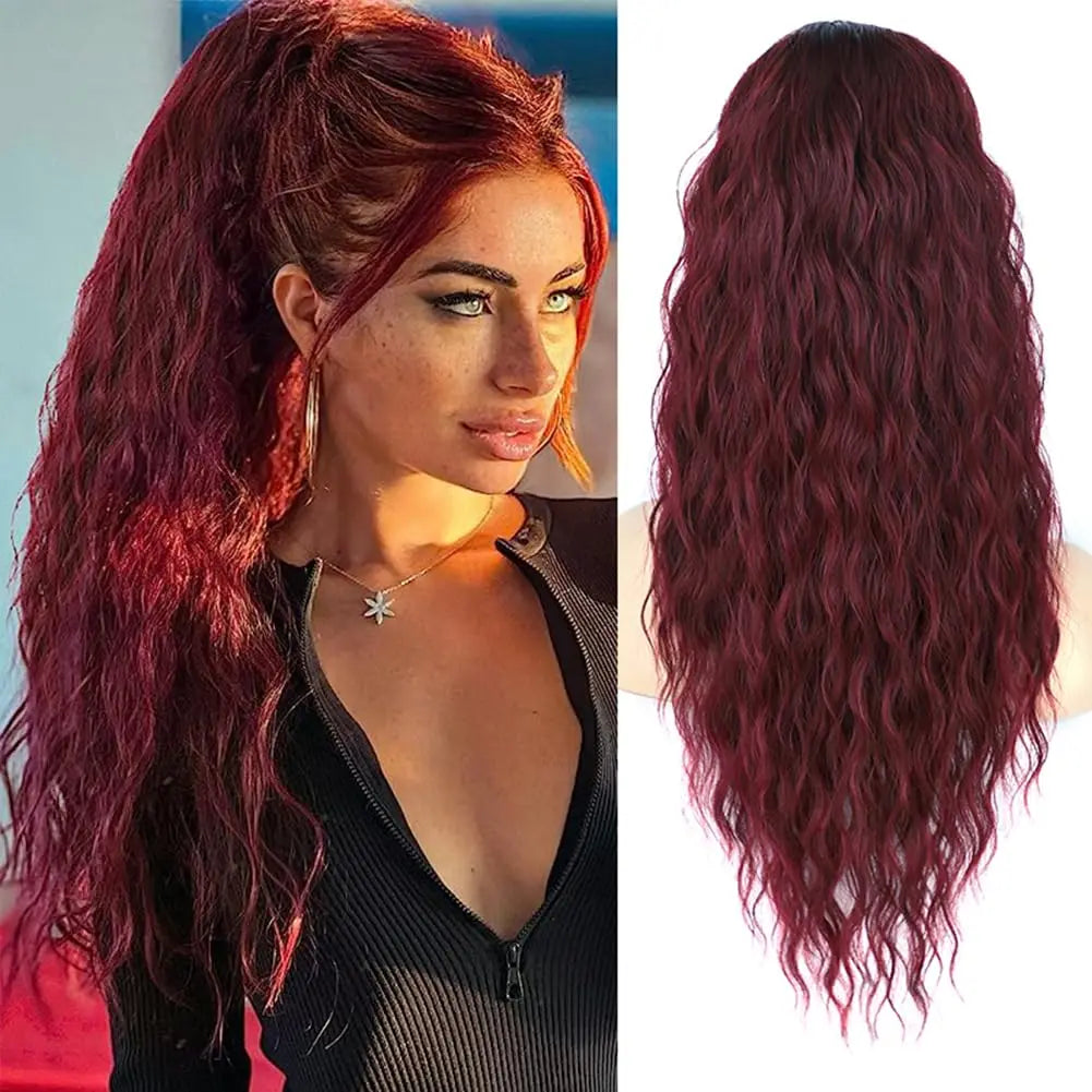Long Curly Wavy Ponytail Hair Extension