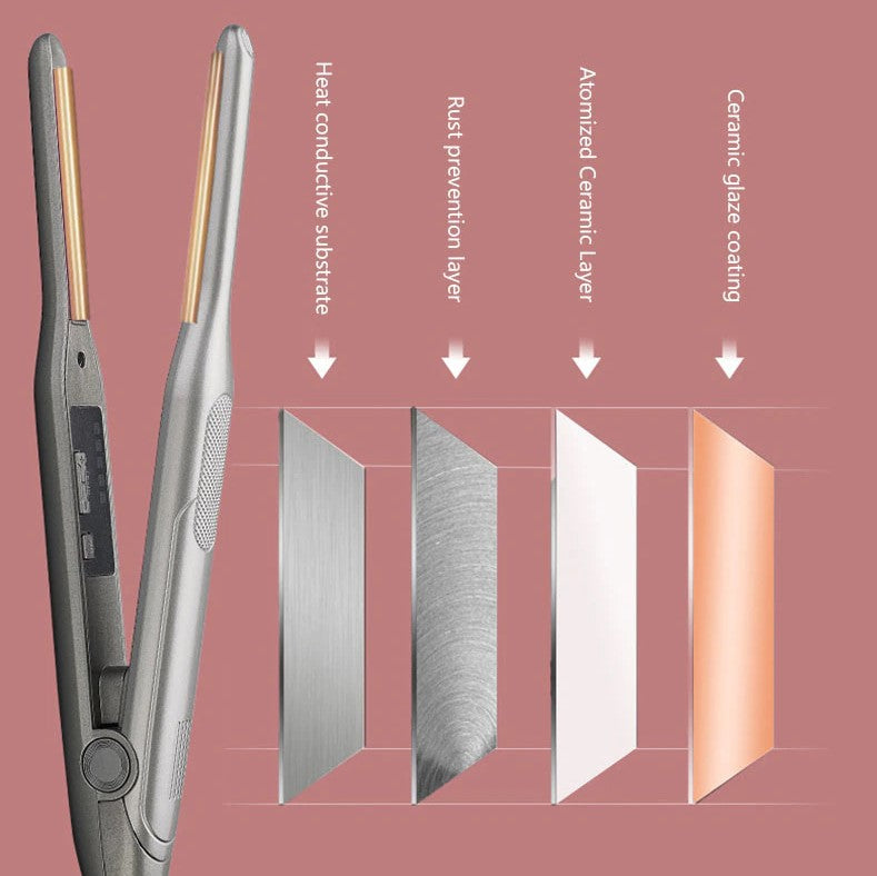 Ceramic Flat Iron and Curling Iron Hair Straightener