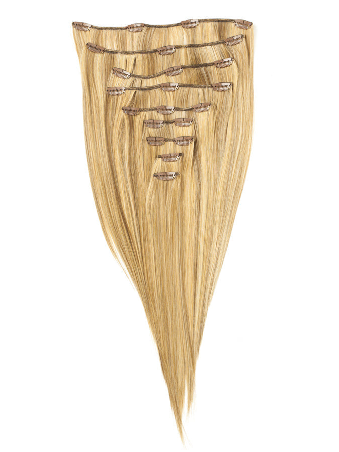 Clip-on hair extensions FUTURA hair 2216# Light brown-0