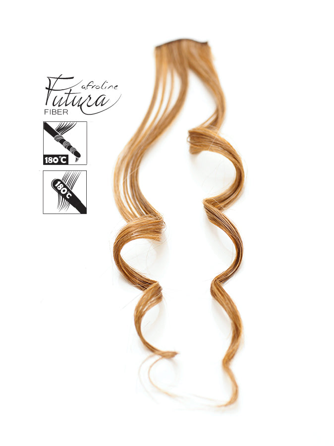 Clip-on hair extensions FUTURA hair 2216# Light brown-4