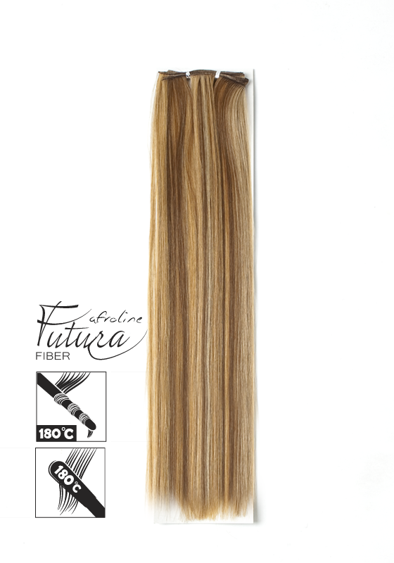 Clip-on hair extensions FUTURA hair 2216# Light brown-2